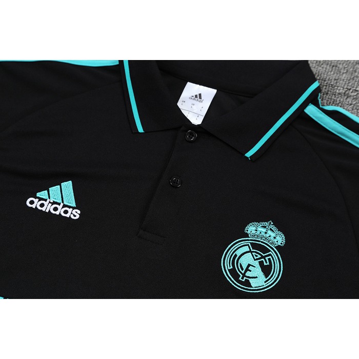 Camiseta Polo del Real Madrid 22-23 Negro y Verde - Haga un click en la imagen para cerrar